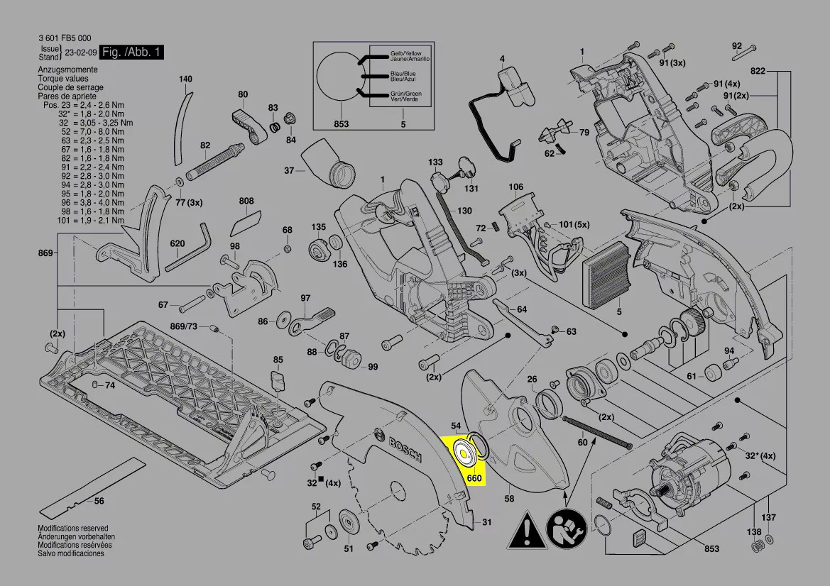 flasque serrage lame réf. 1 619 P06 341 Bosch
